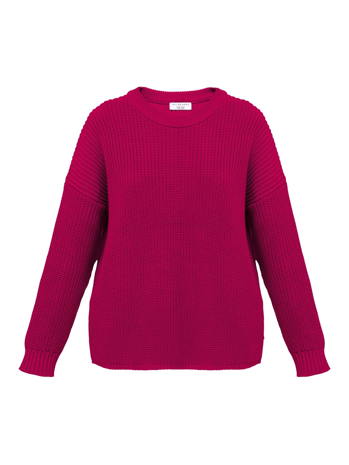 Свитер с круглым вырезом, цвет: Ярко-розовый Allweneed Хлопковый свитер крупной вязки с круглым вырезом. В нем удобно и уютно, его обладательница будет выглядеть как никогда женственно и изящно. Нежный хлопок дышит и позволяет поддерживать оптимальный температурный режим.
На модели размер one size