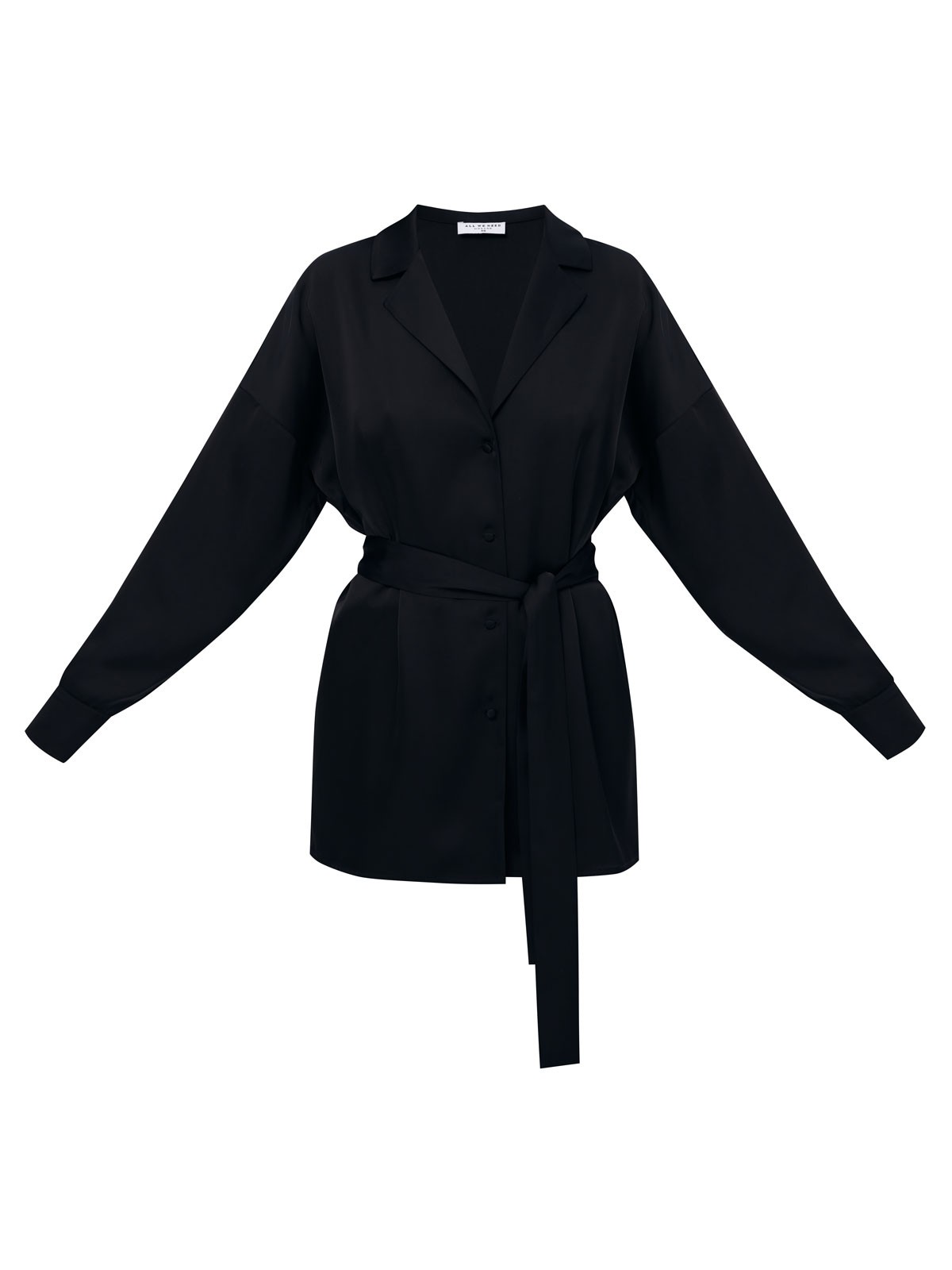 Рубашка Oversize с поясом, цвет: Черный Allweneed
Удлиненная рубашка из ткани атласного переплетения с шелковистой текстурой. Ткань красиво сияет на солнце. Спущенная линия плеча подчеркивает хрупкость силуэта. Сьемный пояс на линии талии. Широкие рукава с манжетами можно закатать на нужную высоту для удобства. Застежка на пуговицы, обтянутые собственной тканью. Образ дополнят брюки палаццо из новой коллекции.
На модели размер XS/S