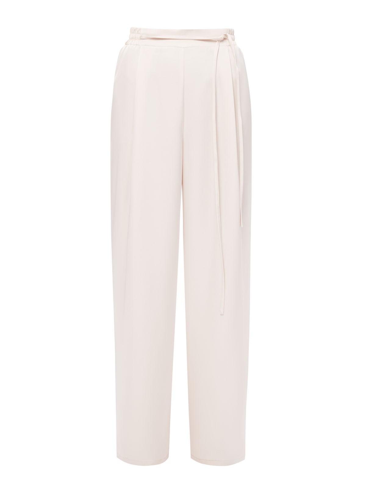 Брюки палаццо, цвет: бежевый Allweneed
Легкие брюки свободного кроя из ткани атласного переплетения. Ткань струится и переливается при ходьбе, но неприхотлива в уходе. Широкий пояс с резинкой, декоративный шнурок на поясе, глубокие складки на передней части брюк. Удобные карманы. Вы можете добавить по желанию изящные босоножки или удобные кеды, футболку oversize или топ с открытой спиной. Можно составить комплект с рубашкой и топом из нашей коллекции.
На модели размер XS