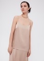 Топ на тонких бретелях, цвет: темно-бежевый Allweneed
Топ из ткани атласного переплетения. Тонкие бретели можно регулировать по спинке. Есть короткая нагрудная вытачка. Глубокое овальное декольте для вечерних образов в стиле casual. Для лучшей посадки рекомендуем подбирать размер с учетом свободного облегания, без натяжения в швах. Раскрываем секрет: топ отлично подчеркивает красоту загара. Носите с атласными юбками или джинсами.
На модели размер XS