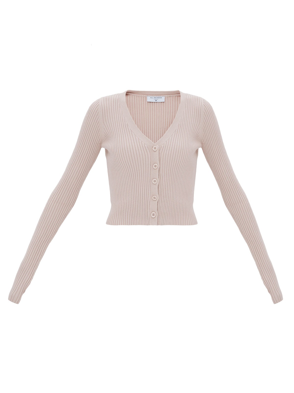 Укороченный кардиган, цвет: бежевый Allweneed Укороченный кардиган облегающего силуэта. Удобная застежка на пуговицы. Мы сделали акцент на удлиненном рукаве и добавили митенки для больших пальцев. Смесовой материал позволяет ощущать комфорт в любое время года. Носите каждый день с топами или даже на голое тело для wow-эффекта.
На модели размер XS