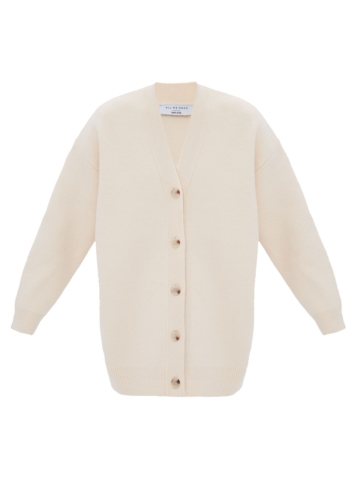 Кардиган Oversize , цвет: молочный Allweneed
Удлиненный кардиган из мягкого и качественного трикотажа. Объемный крой оформлен V-образным вырезом для красивой зоны декольте и рядом роговых пуговиц. Свободный рукав почти не ощущается на руке и не ограничивает вас в движении. Модель подойдет для создания повседневных и выходных образов.