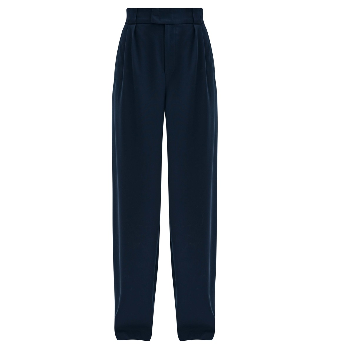 Широкие брюки полной длины, цвет: темно-синий Allweneed
Широкие брюки на средней посадке. Скрытая застежка и два глубоких кармана. Мы изготовили эту модель из костюмной ткани высокого качества, поэтому брюки хорошо сидят. Сочетайте с жакетом или комбинируйте с лонгсливами и водолазкой.