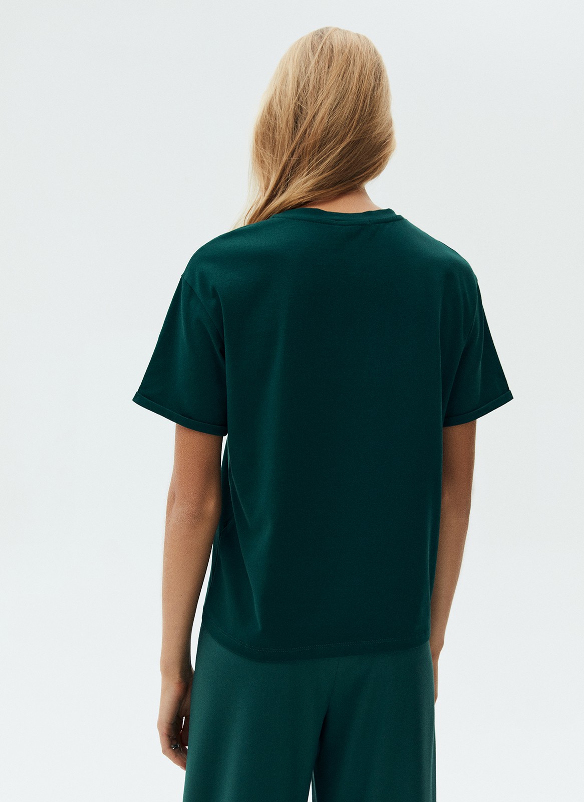 ФУТБОЛКА TIMELESS, цвет: изумрудный Allweneed Футболка свободного кроя из слегка тянущегося хлопкового материала. В новой коллекции мы выпустили футболки в новыхбазовых, пастельных и приглушенных цветах.