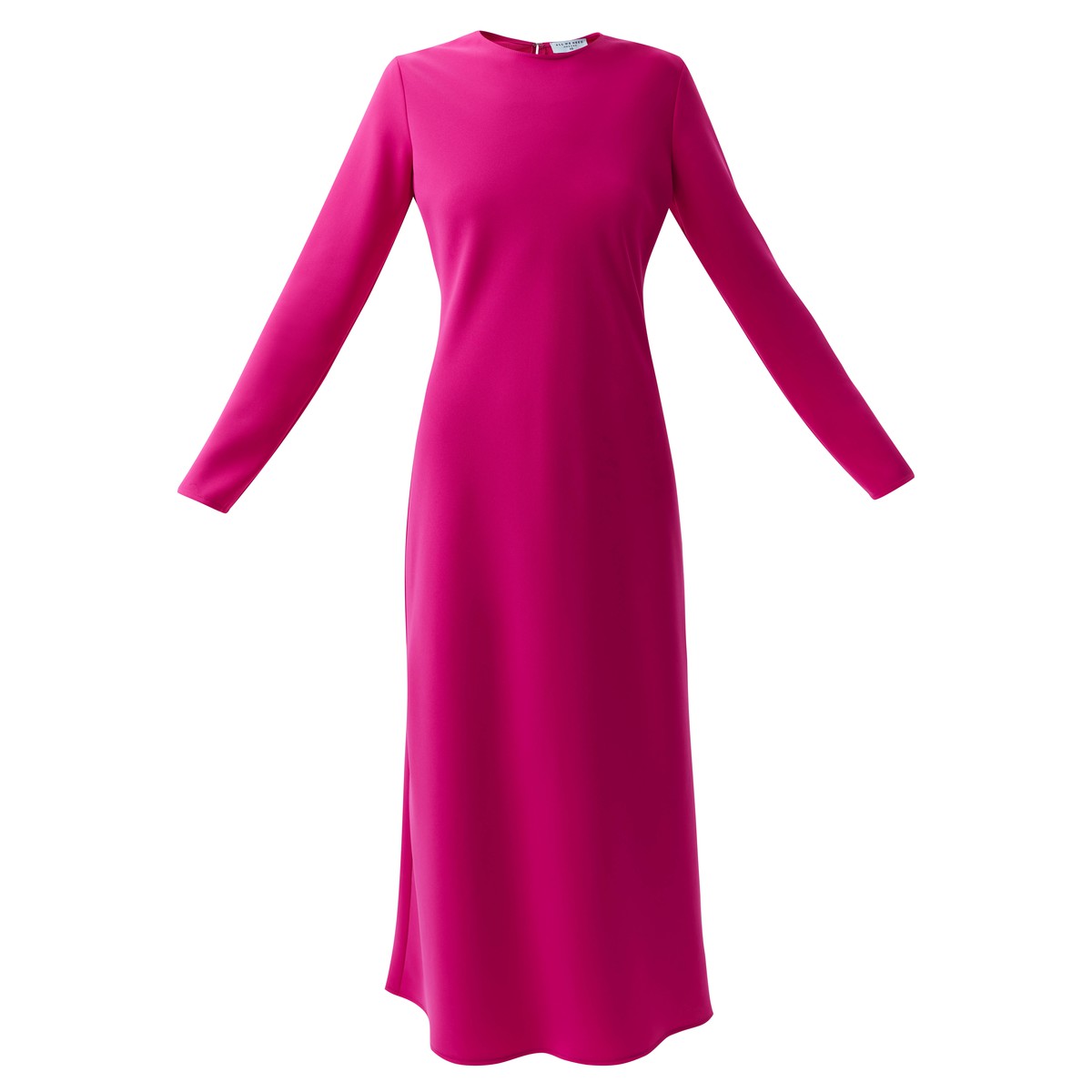 Платье миди по косой, цвет: фуксия Allweneed Платье длины миди. Плотная, приятная на ощупь вискоза. Модель с длинным рукавом и актуальным кроем по косой. Круглый вырез. Гармонично будет смотреться с длинными пальто и свободными жакетами. Для создания вечернего образа просто добавьте немного лаконичных украшений.
На модели размер XS