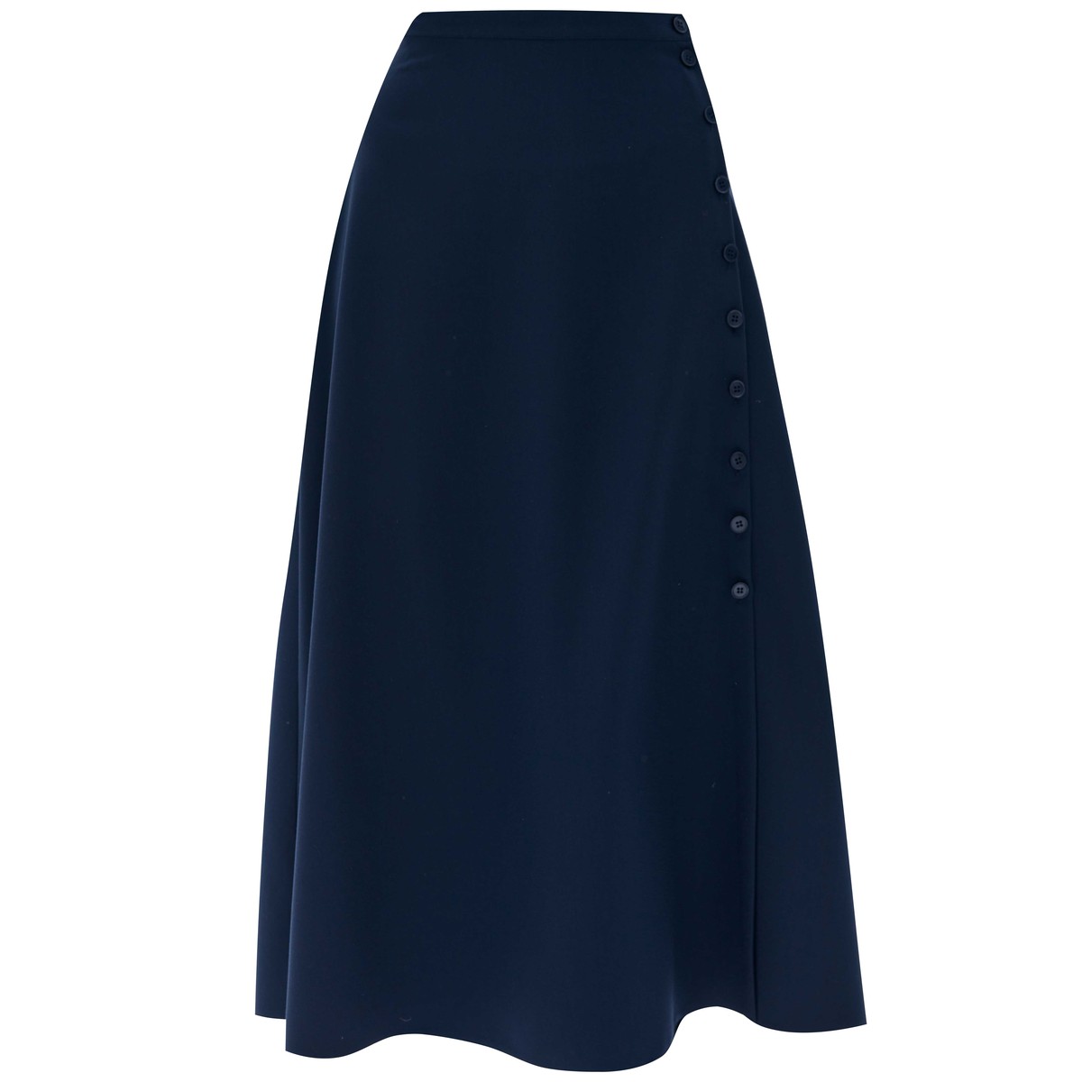 Юбка миди с разрезом на пуговицах, цвет: темно-синий Allweneed
Юбка длины миди с разрезом. Летящая, слегка расклешенная модель, в которой комфортно передвигаться по городу. Посадка на уровне талии. По линии пуговиц идет разрез, что делает ваш образ чуть более смелым. Мы предлагаем вам вдохновиться и создать ауйтфит с яркой блузой и помадой в духе любимых итальянских фильмов.