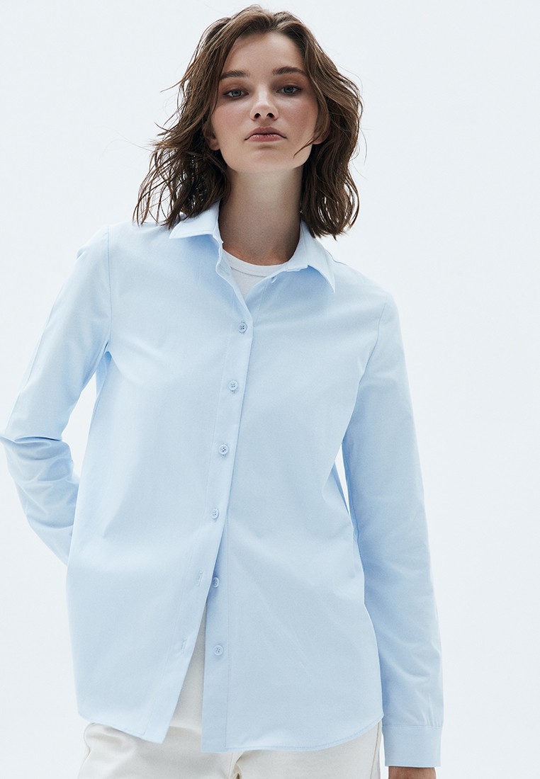 Рубашка прямая, цвет: светло-голубой Allweneed
Плотная рубашка прямого кроя. Воротник-стойка и застежка на пуговицы в тон. Модель с классической линией плеча. Носите на футболки вторым слоем или самостоятельно как элемент базового гардероба. Такой фасон будет актуален всегда, поэтому эта рубашка прослужит не один сезон.