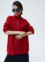 Свитер oversize c молнией на горловине, цвет: красный Allweneed
Свитер свободного кроя с молнией на горловине. Спущенная линия плеча для расслабленного образа. Материал согревает и очень приятно касается тела, поэтому вы можете проводить в нем долгие вечера у камина. Для офиса сочетайте свитер с юбкой-карандашом, а для отдыха с удобными джинсами или брюками из трикотажа.