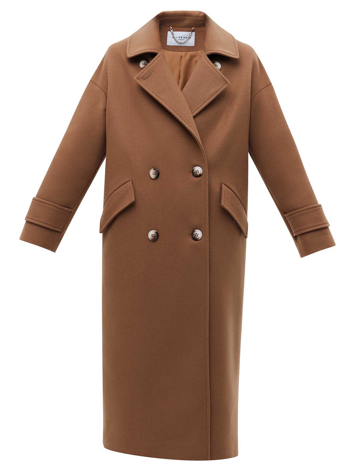 Пальто-кокон двубортное, цвет: кэмел Allweneed Свободное пальто на пуговицах. Актуальный силуэт кокон, длина миди и шлица сзади для удобства движений. Линия плеча немного спущена, застежка на четыре контрастные пуговицы и прорезные по диагонали карманы с клапанами. Модель дополнит осенние образы с джинсами и брюками, с платьями-свитерами и высокими сапогами.
Температурный режим до +5 C