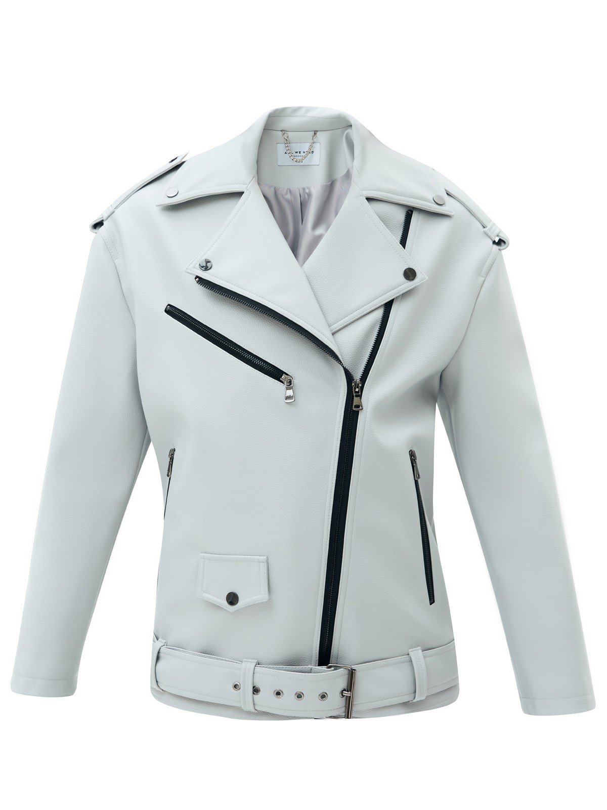 КУРТКА-КОСУХА OVERSIZE, цвет: светло-серый Allweneed
Объемная куртка-косуха из экокожи. Мы выполнили эту модель из плотного, но эластичного и мягкого материала, к которому приятно прикасаться. Три больших кармана на молнии и один маленький на кнопке. Модель внизу фиксируется ремнем в тон для комфортной посадки. Такой фасон курток из экокожи давно является классикой и будет актуален в любое время. Нам нравится носить модель с любимыми джинсами, брюками и с нежными платьями для контраста.