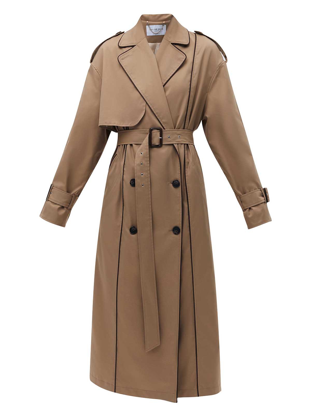 Двубортный удлинённый тренч oversize с кантом, цвет: кэмел Allweneed
Двубортный плащ из ткани с водоотталкивающей пропиткой. Свободная посадка и длина миди. В модели присутствуют классические детали тренча, которые пришли к нам из мужского гардероба: паты, погоны, застежка на пуговицы и отлетная кокетка. Два прорезных кармана и пояс, чтобы подчеркнуть талию. Мы готовы носить эту модель в любое время года, ведь в ней будет комфортно даже в переменчивую погоду. Ткань имеет небольшой водоотталкивающий эффект. Использование зонта обязательно. Создавайте смелые современные или утонченные образы в стиле старых фильмов.
Температурный режим от +15 до +20 C
На модели размер XS/S