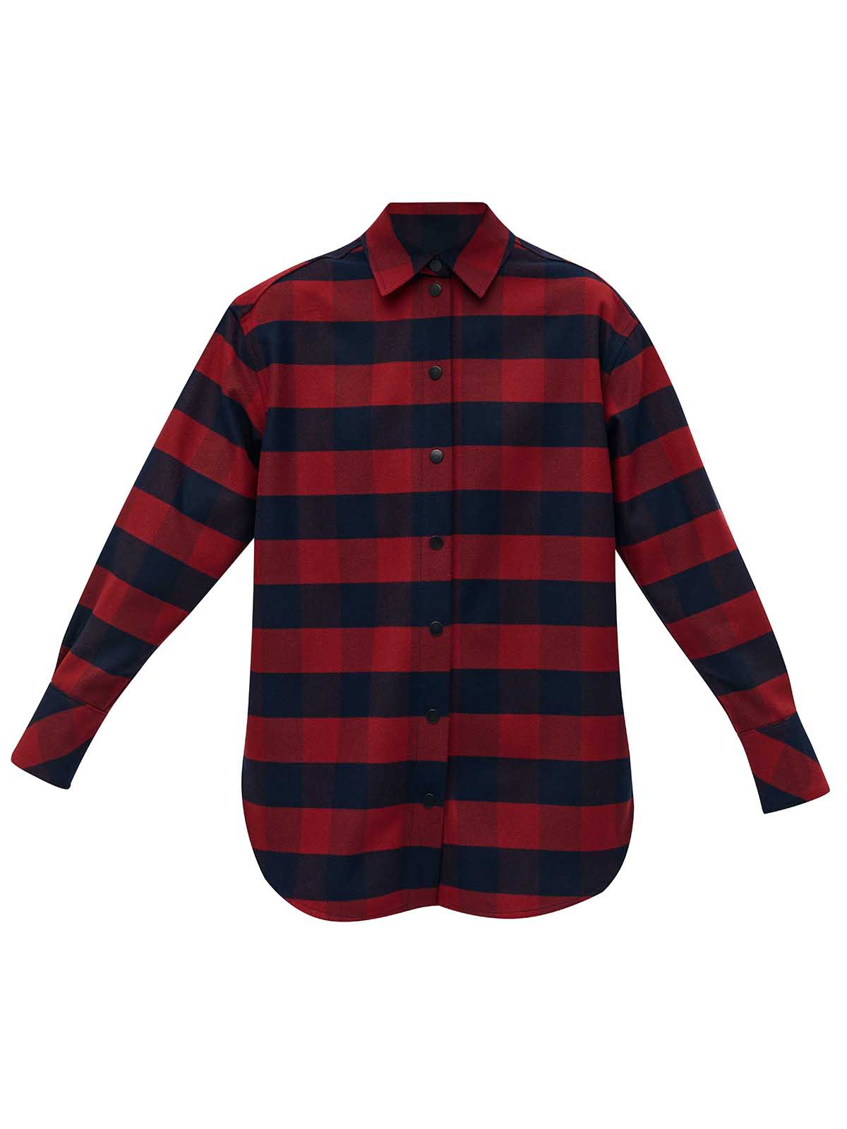 Рубашка OVERSIZE, цвет: КРАСНО-СИНИЙ Allweneed
Рубашка свободного кроя. Классический воротник-стойка и застежка на пуговицы. Разрезы по бокам для более комфортной посадки. Ткань достаточно плотная, поэтому вы можете надеть эту модель вместо верхней одежды на ранююосень. Мы рекомендуем носить рубашку как легкую версию кардигана с платьями и топами.