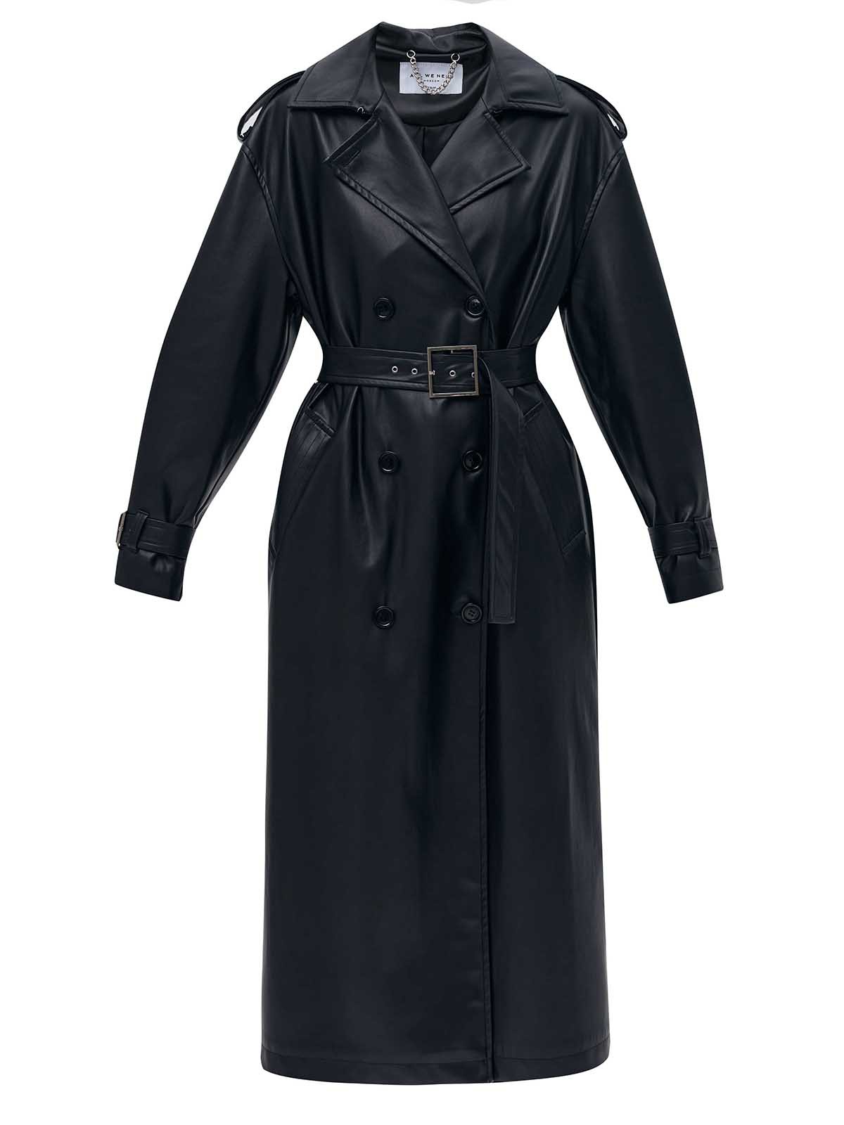 ДВУБОРТНЫЙ ТРЕНЧ OVERSIZE ИЗ ЭКОКОЖИ, цвет: Черный Allweneed
Тренч из мягкой и эластичной экокожи. В модели присутствуют классические детали тренча, которые пришли к нам из мужского гардероба: паты, погоны, застежка на пуговицы и отлетная кокетка. Спущенная линия плеча и свободная посадка. Два удобных прорезных кармана, чтобы положить важные мелочи. Для создания более женственного силуэта можно затянуть пояс на талии. Модель очень самодостаточна и добавит нотку дерзости даже в лаконичный образ. Хорошо защищает от дождя.
Температурный режим от +10 до +15 C