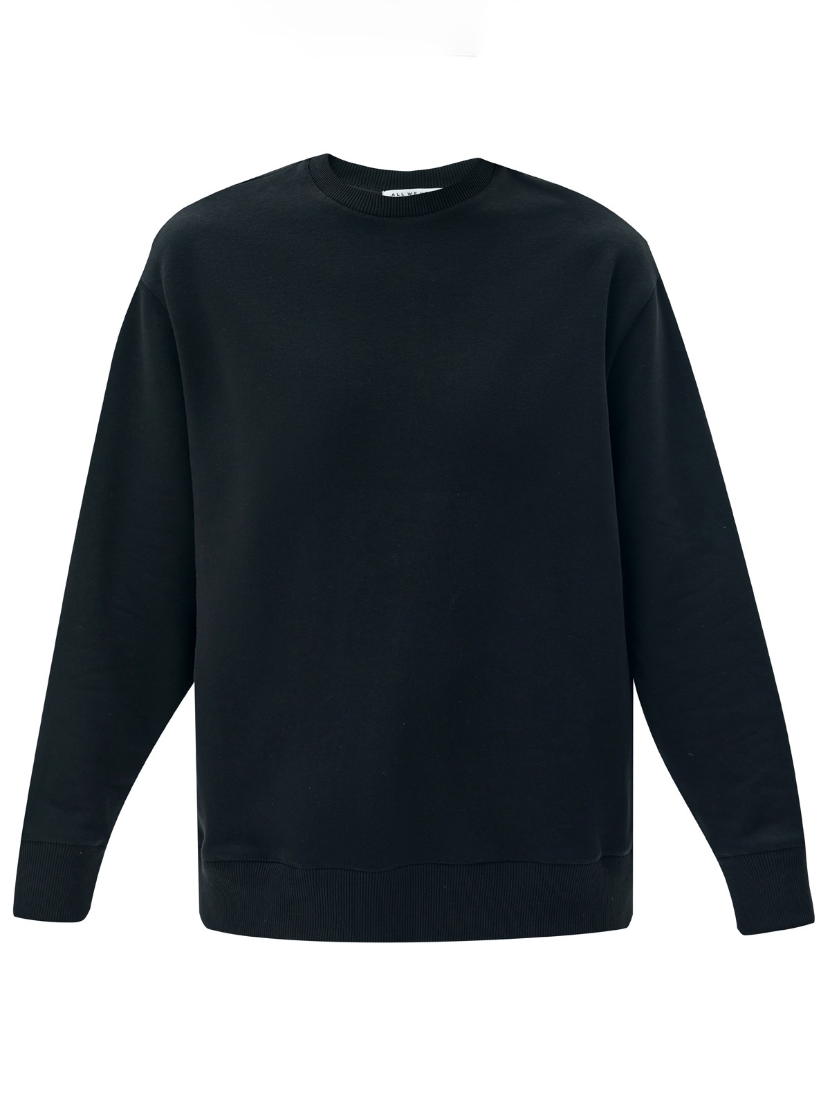 Свитшот oversize, цвет: Черный Allweneed Свитшот объемного кроя из мягкого трикотажа. Благодаря натуральному хлопку, ткань дышит и создает ощущение комфорта. Круглая горловина и спущенное плечо. Эластичные манжеты для фиксации. Можно носить с трикотажными брюками или любимыми джинсами.