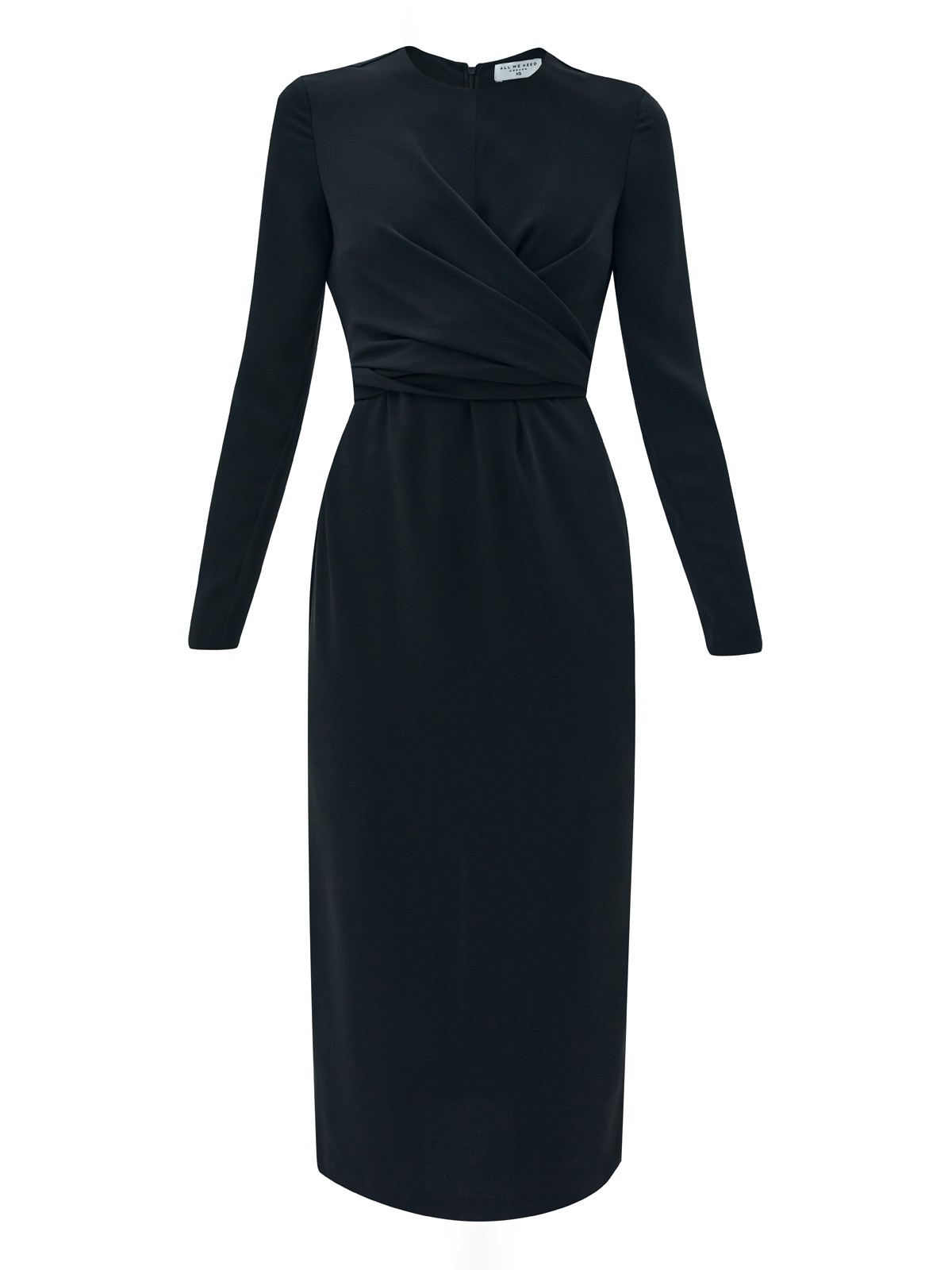 Платье с узлом на талии, цвет: Черный Allweneed
Платье длины миди с запахом на талии. Приталенный силуэт для женственного образа. Круглый вырез. Вы можете развязать узел и задрапировать платье по своему желанию. Такая модель подходит как для свиданий, так и для деловых встреч. Рекомендуем носить с высокими сапогами.