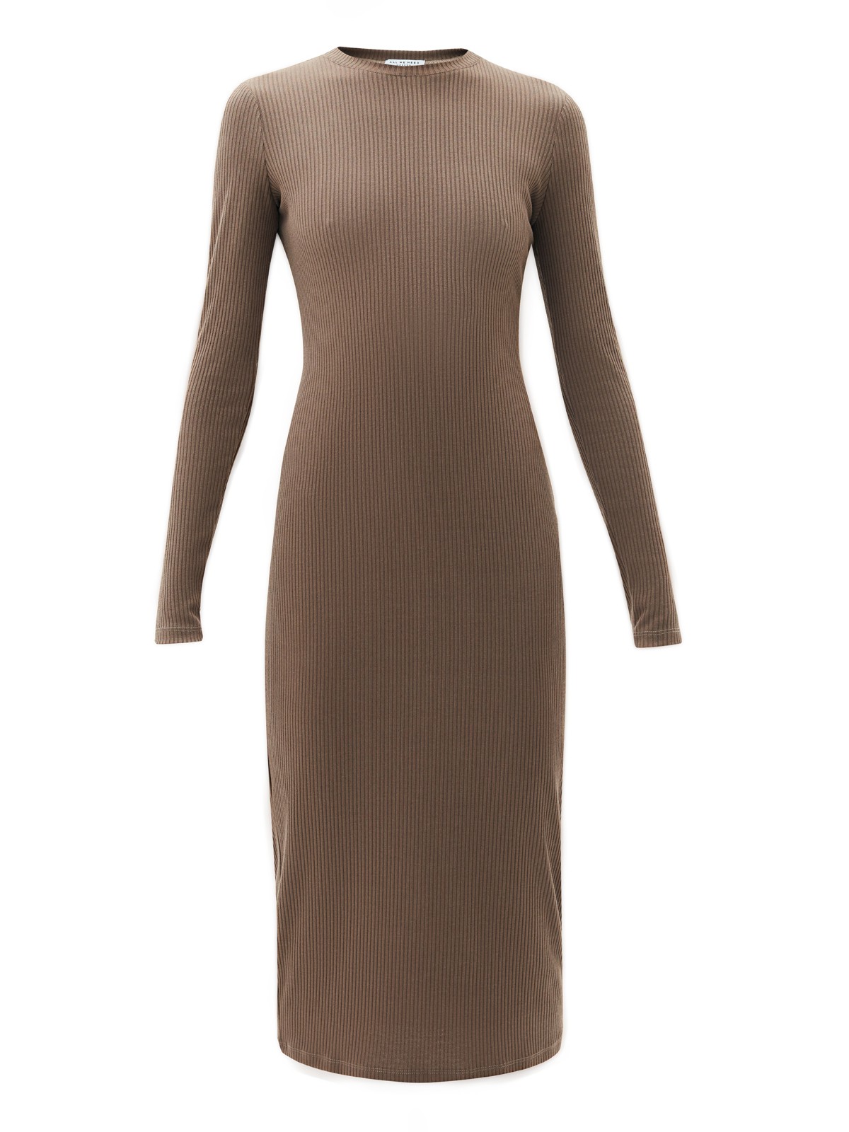 Платье миди с длинным рукавом, цвет: темно-бежевый Allweneed
Платье длины миди с длинным рукавом. Модель с ребристым эффектом, что делает образ многогранным. Изделие прямого кроя из смесового материала, благодаря которому модель хорошо садится по фигуре и сохраняет форму. Мы любимым такие платья из плотного и пластичного трикотажа, ведь их можно надеть уютным вечером в кругу близких или на свидание. Носите с сапогами или обувью без каблука.