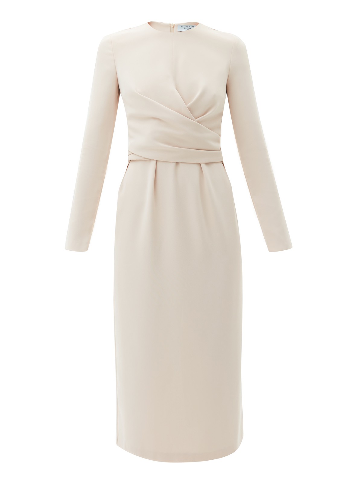 


Платье длины миди с запахом на талии. Приталенный силуэт для женственного образа. Круглый вырез. Вы можете развязать узел и задрапировать платье по своему желанию. Такая модель подходит как для свиданий, так и для деловых встреч. Рекомендуем носить с высокими сапогами.