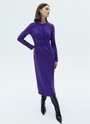 Платье с узлом на талии, цвет: Сине-фиолетовый Allweneed
Платье длины миди с запахом на талии. Приталенный силуэт для женственного образа. Круглый вырез. Вы можете развязать узел и задрапировать платье по своему желанию. Такая модель подходит как для свиданий, так и для деловых встреч. Рекомендуем носить с высокими сапогами.