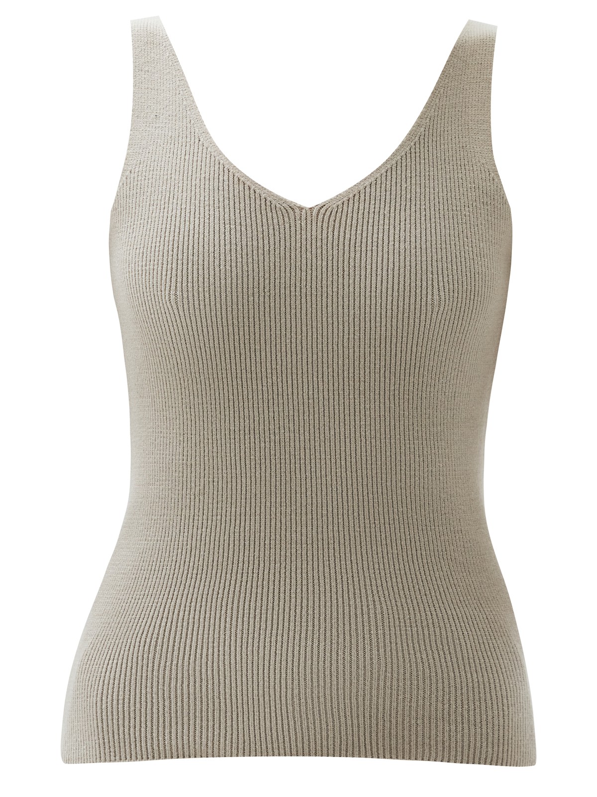 Топ из вязаного трикотажа, цвет: бежевый Allweneed Топ из нежного трикотажа. Наш бестселлер в новом исполнении. Благодаря вискозе вам будет комфортно даже жарким днем. Пряжа дарит приятные тактильные ощущения. Рекомендуем носить как альтернативу футболкам.