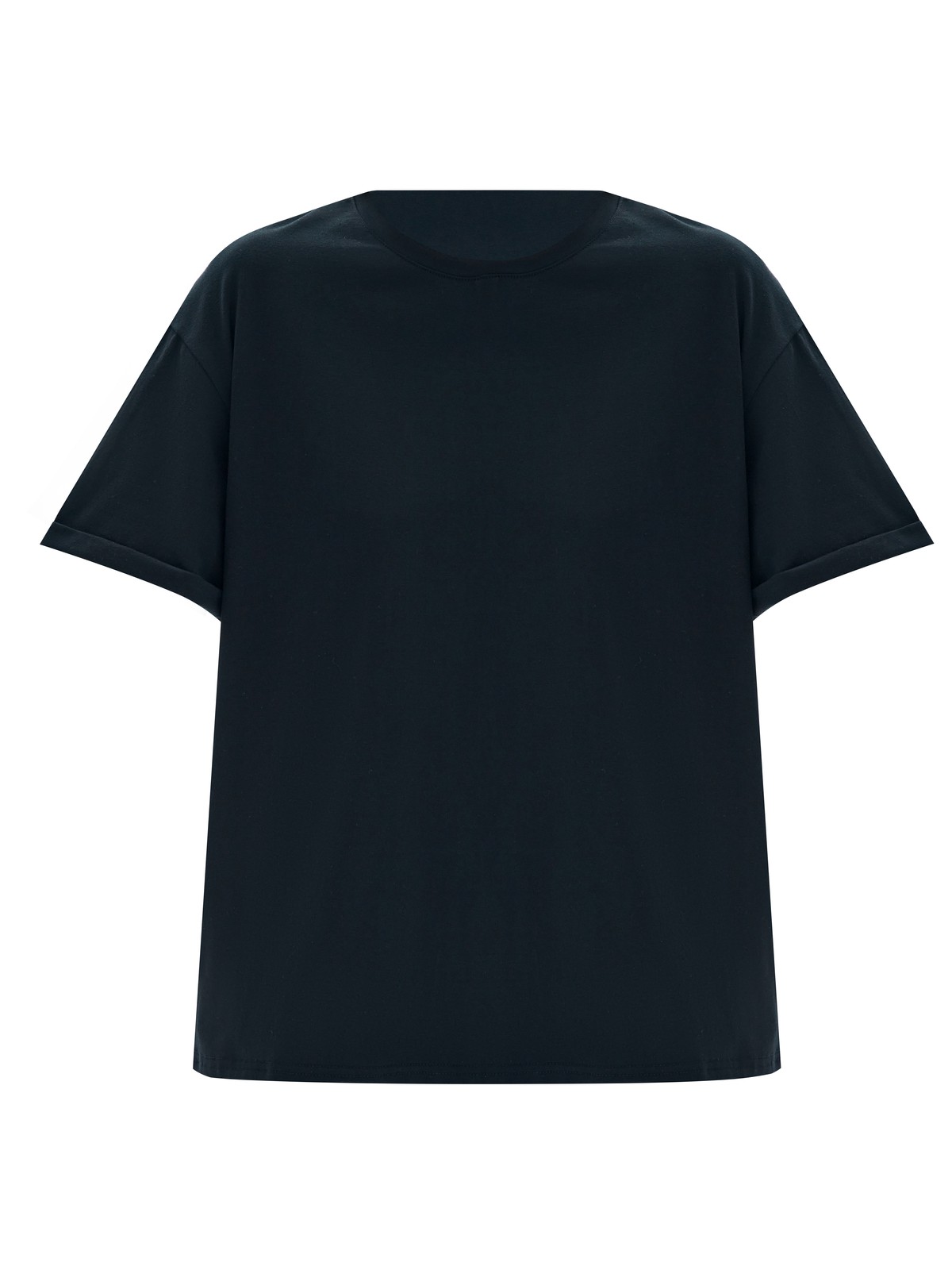 


Футболка из эластичного и мягкого хлопка. Модель свободного кроя со спущенным плечом. Благодаря хлопку в футболке комфортно целый день. Носите с джинсами, юбками и брюками.