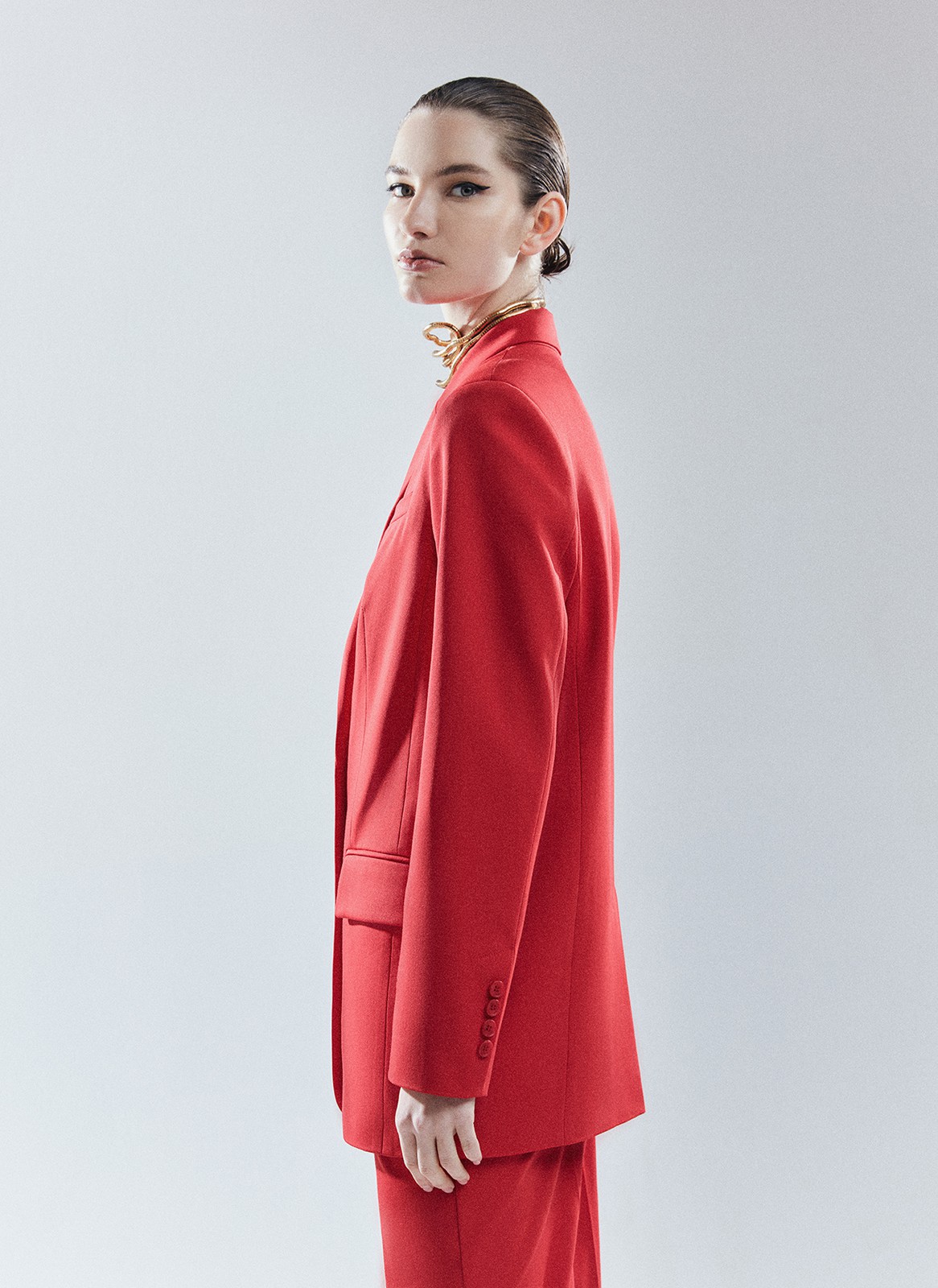 Жакет объёмный однобортный, цвет: красный Allweneed
Жакет свободного кроя. Приятная к телу костюмная ткань, которая хорошо держит форму. Два накладных кармана для того, чтобы спрятать телефон. Застежка на две пуговицы в тон. Акцентная линия плеча создает уверенный образ. Мы создали модель с посадкой чуть ниже бедра, чтобы фигура визуально становилась стройнее. Сочетайте с брюками из комплекта или носите отдельно.
