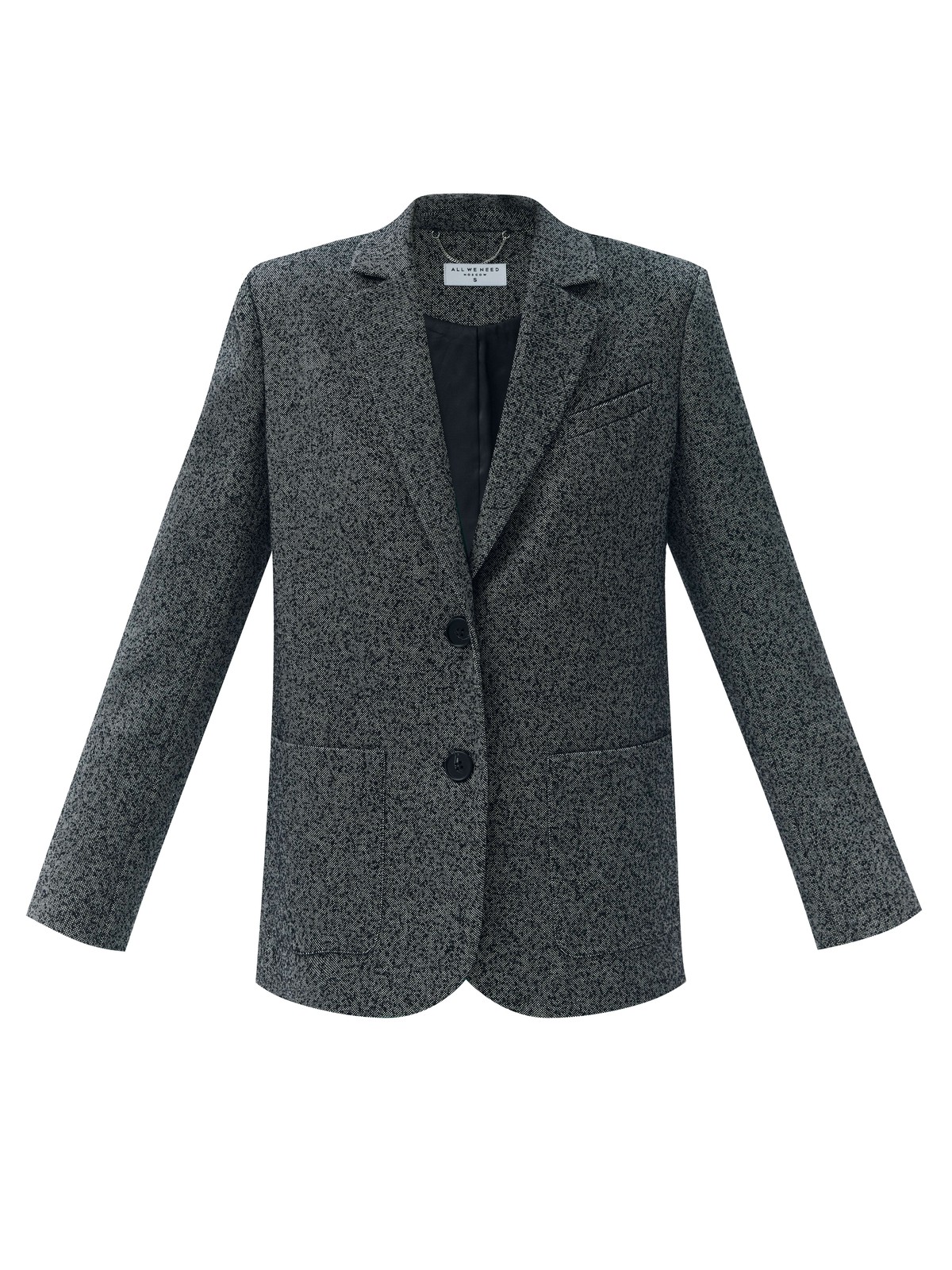 Жакет oversize с широкими плечами, цвет: Черный Allweneed
Однобортный жакет с широкими плечами. Модель выполнена из фактурной, буклированной ткани. Два накладных кармана. Мы сделали трендовый жакет с акцентной линией плеча. Если вы хотите более уверенный образ, смело добавляйте в гардероб эту модель. Мы советуем присмотреться к брюкам из коллекции, чтобы сочетать с жакетом.