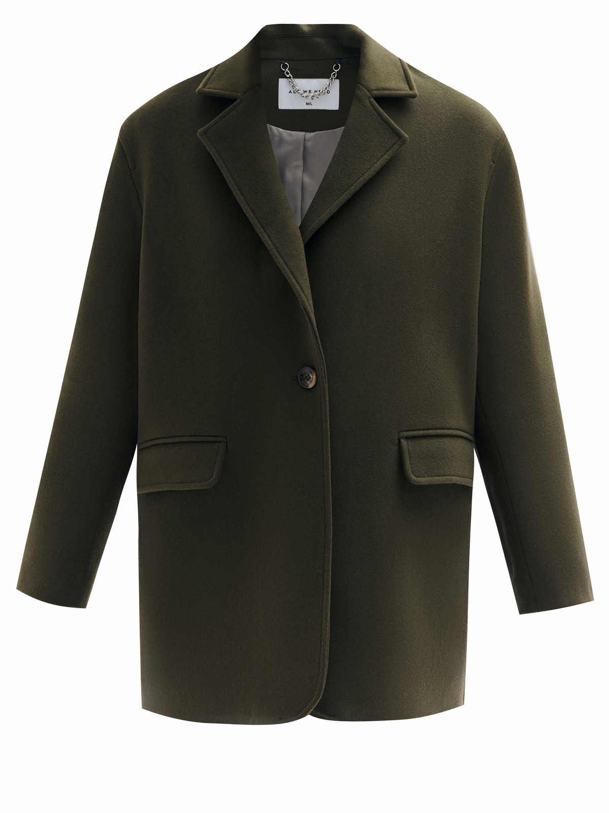 Однобортное пальто из мягкой шерстяной ткани. Модель фасоном напоминает жакет. Слегка спущенная линия плеча, поэтому комфортно носить со свитером и худи. Классический воротник и лацканы. Два накладных кармана и застежка на одну пуговицу. Мы советуем сочетать пальто с костюмами или джинсами для более лаконичного образа.
Температурный режим до +5 C



