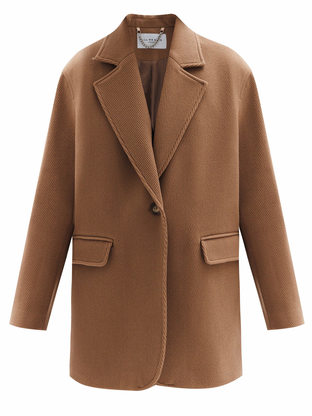 ОДНОБОРТНОЕ ПАЛЬТО-ЖАКЕТ, цвет: кэмел 1 Allweneed Однобортное пальто из мягкой шерстяной ткани. Модель фасоном напоминает жакет. Слегка спущенная линия плеча, поэтому комфортно носить со свитером и худи. Классический воротник и лацканы. Два накладных кармана и застежка на одну пуговицу. Мы советуем сочетать пальто с костюмами или джинсами для более лаконичного образа.
Температурный режим до +5 C