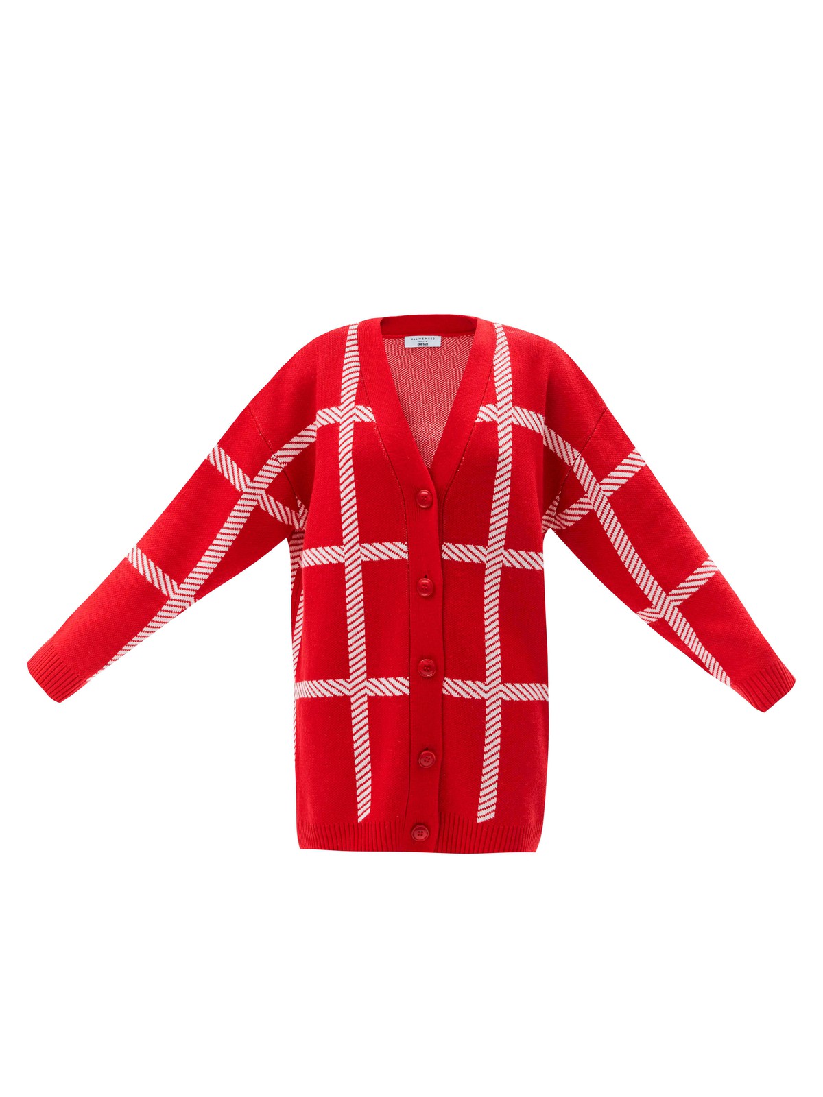 Кардиган с принтом на пуговицах, цвет: красный Allweneed
Кардиган свободного кроя в новом качестве. Модель из мягкой пряжи, которая приятно касается тела. Застежка на крупные пуговицы. В этом сезоне мы создали кардиган с принтом: в красном цвете и с белыми перекрестными полосами, а также в белом цвете с тоненькими чёрными полосками по краям. Носите и создавайте уютный образ с платьями, юбками или любимыми джинсами.