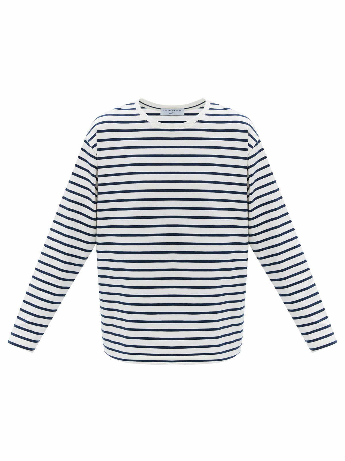 Лонгслив в полоску, цвет: Молочно-синий Allweneed
Лонгслив свободного кроя из мягкого трикотажного полотна. Актуальный удлинённый рукав и спущенная пройма. Благодаря приятной на ощупь ткани и отличному составу в нашей тельняшке вам будет комфортно целый день. Советуем носить модель с джинсами и юбками 24/7.