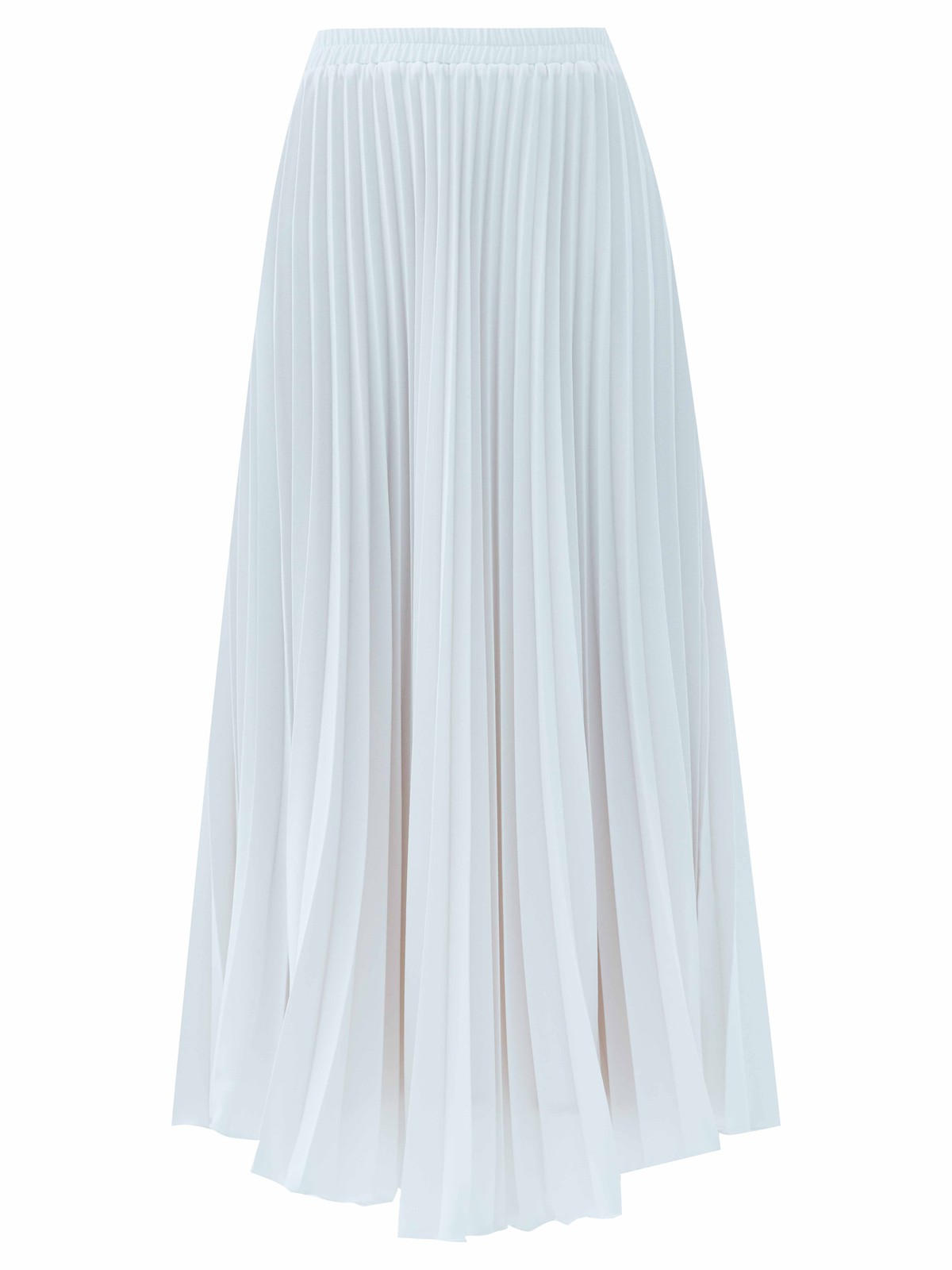 Юбка гофре на резинке, цвет: молочный Allweneed Юбка-гофре с посадкой на талии одна из моделей коллекции, которая уже стала классикой весеннего гардероба. Удобный эластичный пояс, чтобы обеспечить вам комфортную посадку. Ткань не слишком лёгкая, но и не слишком плотная, поэтому она будет красиво струиться при движении. Модель легко интегрировать как в строгий офисный дресс-код, так и в образы на каждый день.