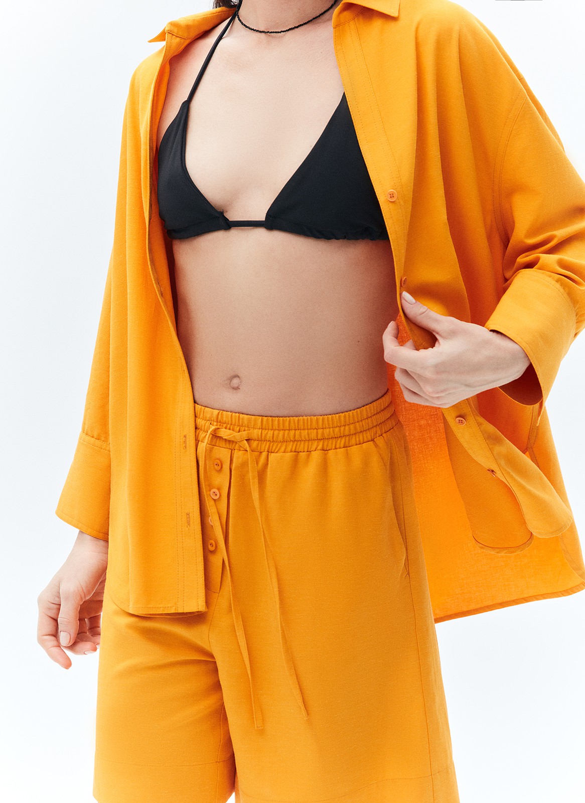 Шорты-бермуды на резинке, цвет: ОРАНЖЕВЫЙ Allweneed