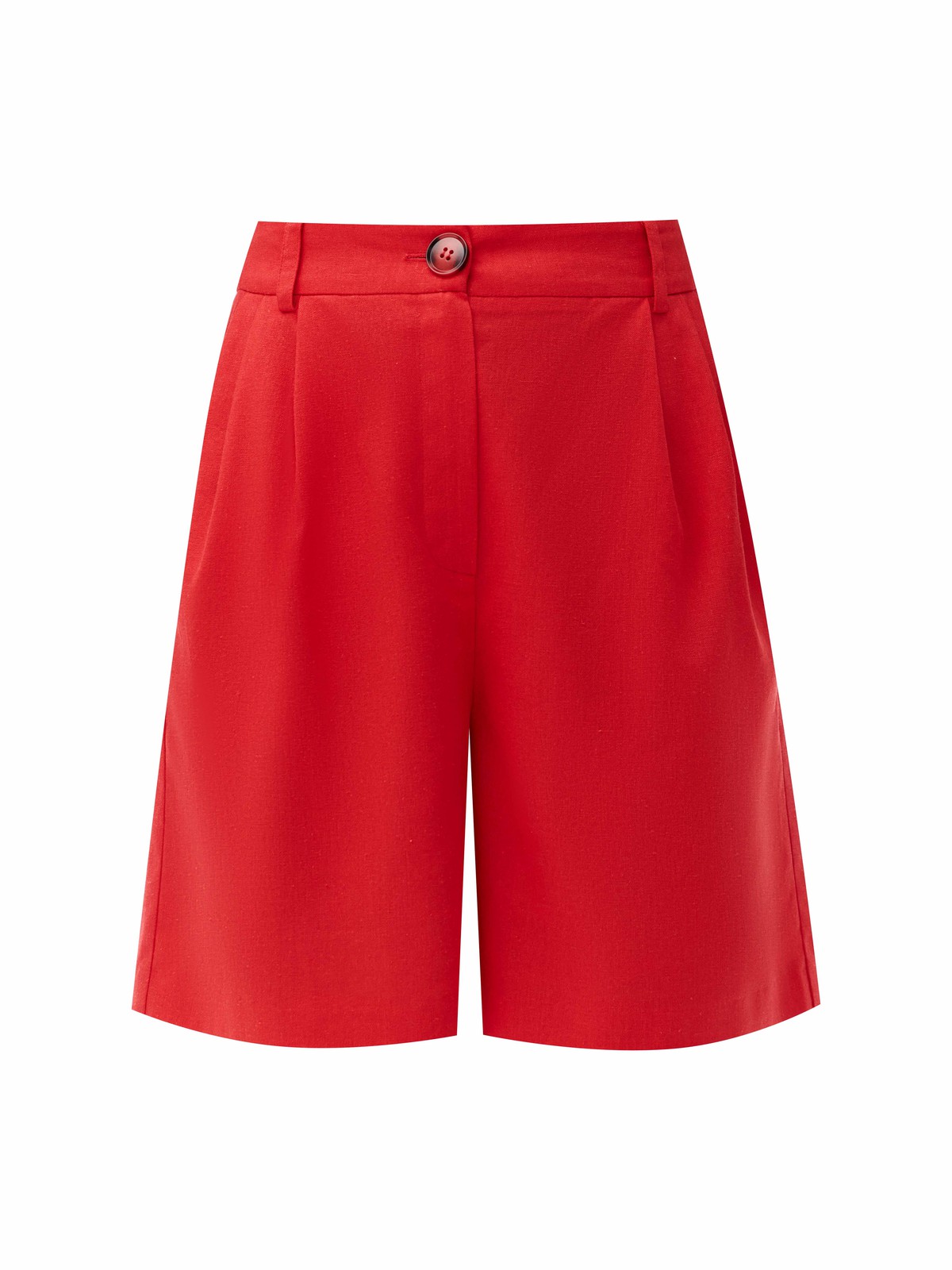 Шорты бермуды льняные костюмные, цвет: ягодный Allweneed
Костюмные шорты изо льна охлаждающего материала, идеального для лета. Модель имеет застёжку на крупную пуговицу и молнию. Благодаря универсальной посадке на линии талии шорты хорошо смотрятся на любой фигуре. Носите их как альтернативу брюкам в жаркое время года.