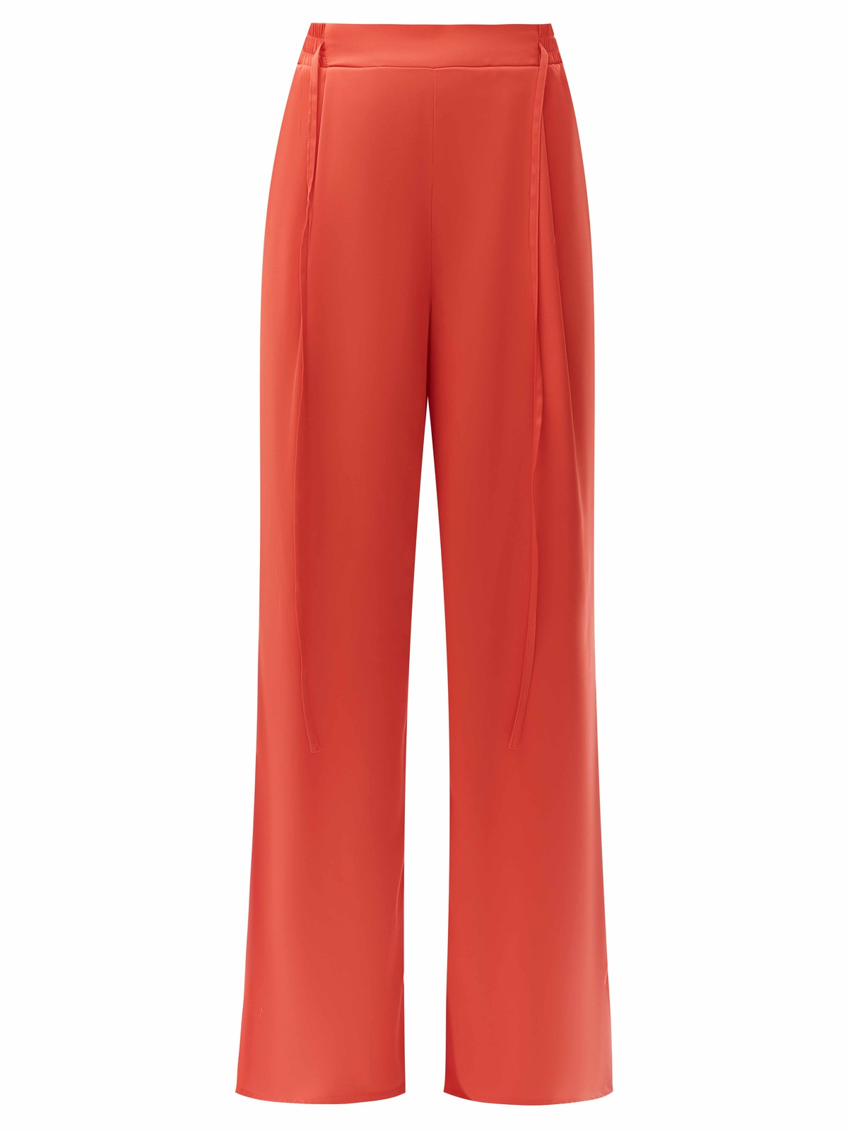 Брюки-палаццо, цвет: коралловый Allweneed
Брюки полной длины из вискозы с благородным сатиновым блеском. Модель имеет эластичный пояс и завязки для лучшей посадки. Фасон удлиняет силуэт и создает правильные пропорции. Нам нравится, как брюки смотрятся вместе с рубашкой. Прекрасный выбор для транзита из поздней весны в жаркое лето.