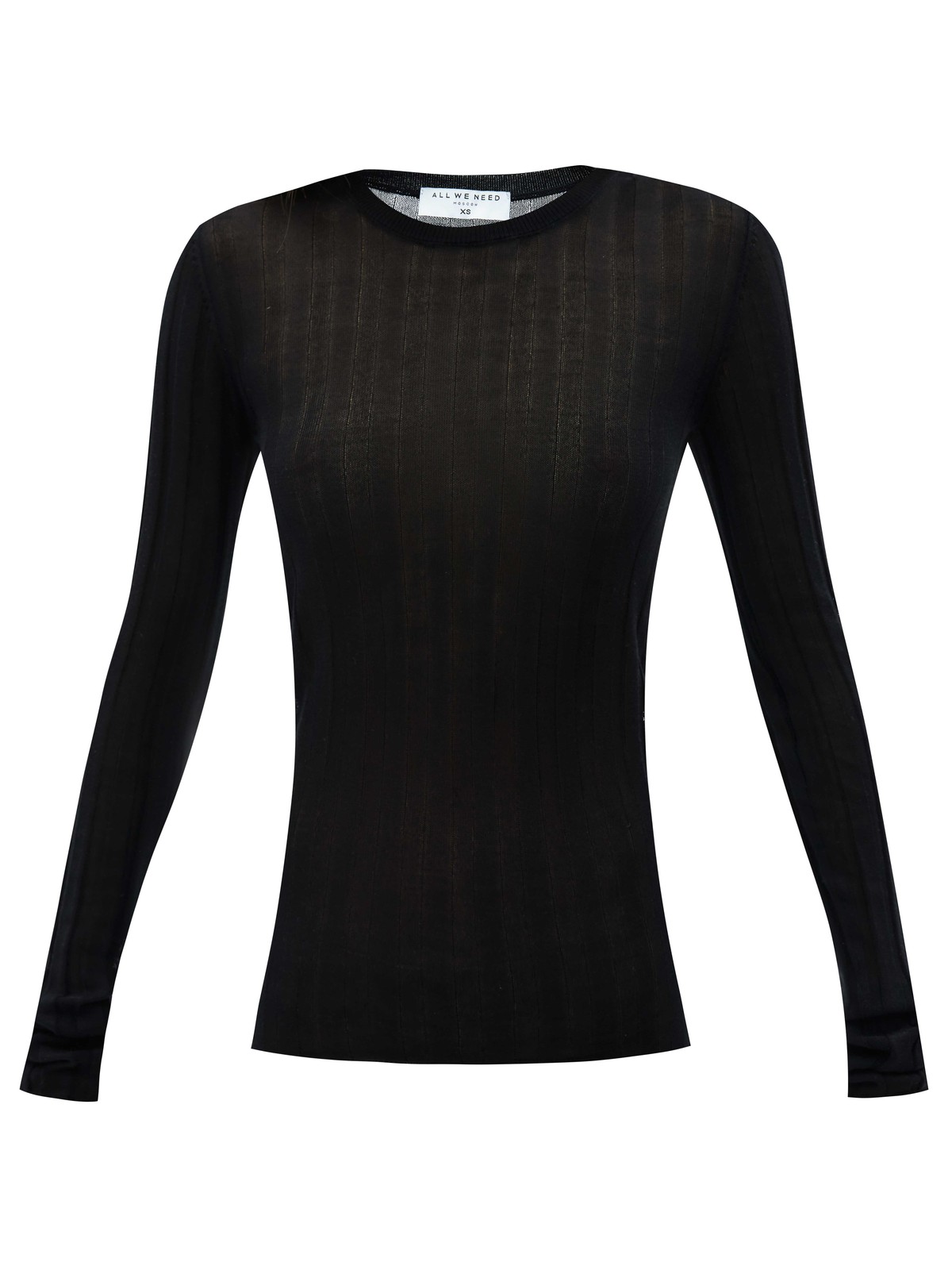 Полупрозрачный джемпер тонкой вязки. Деликатное изделие нежно касается кожи и дарит чувство комфорта. Круглый вырез с окантовкой и длинный рукав. Благодаря прилегающему силуэту джемпер будет особенно выгодно смотреться в многослойных образах с вещами свободного кроя. Модель может стать одновременно и базовым, и трендовым элементом весеннего гардероба.