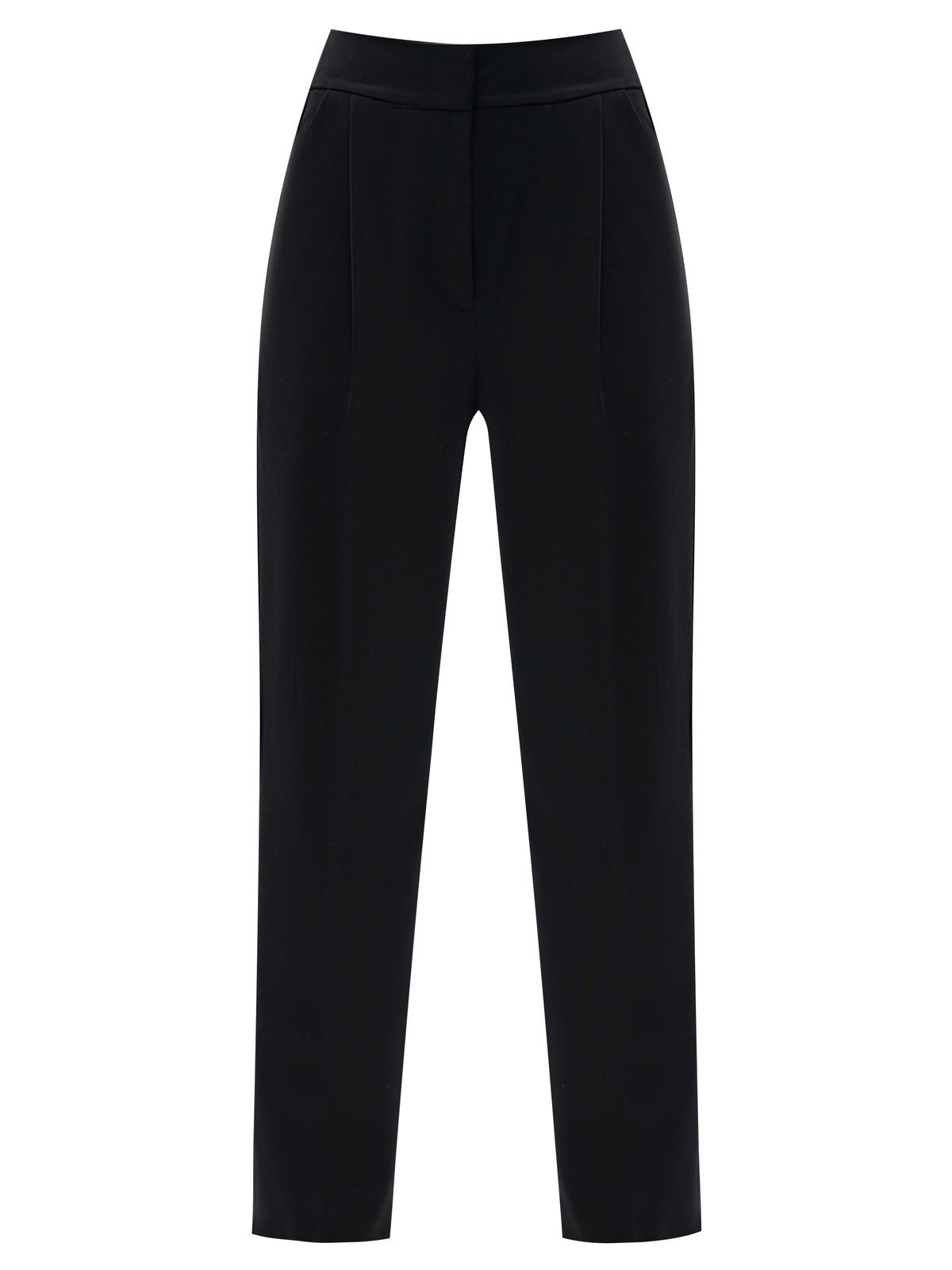 Брюки укороченные зауженные к низу, цвет: Черный Allweneed
Зауженные брюки на средней посадке из костюмной ткани. Модель на складке и со стрелкой. Ткань хорошо держит форму, поэтому изделие долго сохраняет свой первоначальный вид. Два кармана с отрезным бочком и скрытая застёжка на молнии. Брюки умеренного, классического силуэта, которые легко сочетаются с жакетом. База для офиса, деловых встреч и просто для жизни.