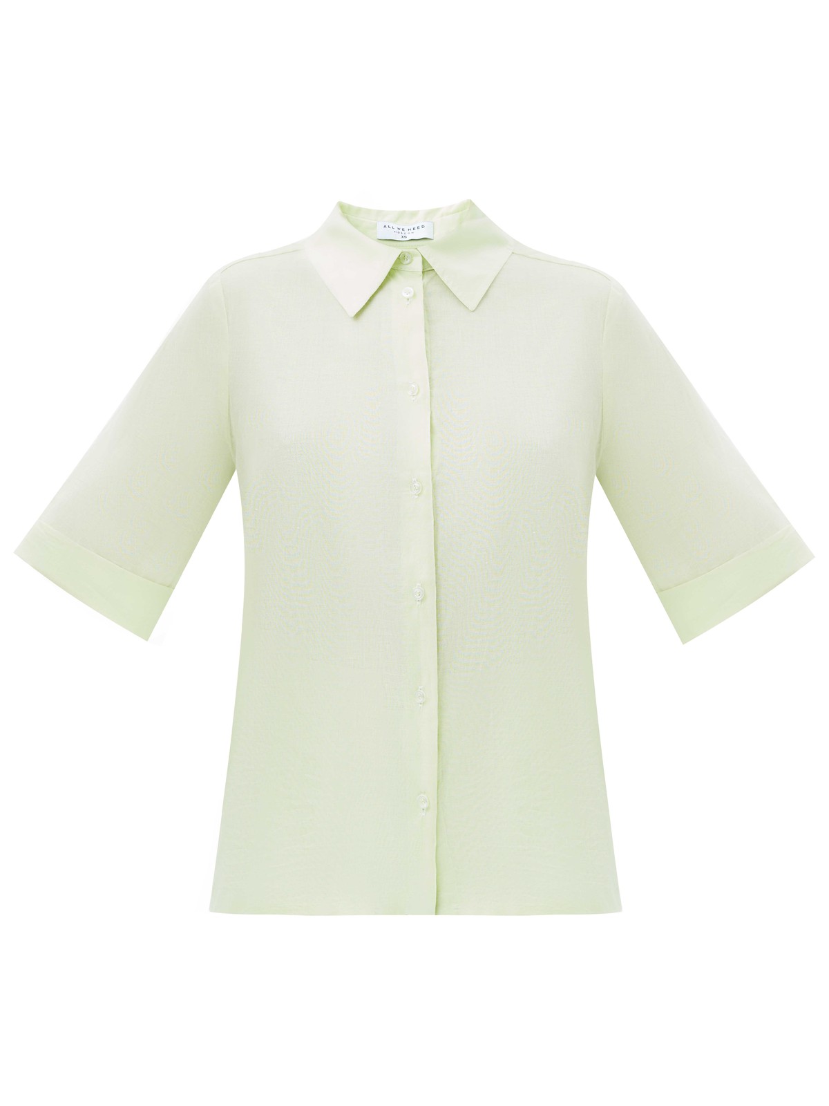 Рубашка с коротким рукавом, цвет: Лайм Allweneed
Лёгкая рубашка с коротким рукавом. Планка на пуговицах и отложной воротник. Модель имеет эффект закатанных рукавов, поэтому она смотрится более расслабленно, чем классическая рубашка. Мы выполнили изделие из приятной к телу ткани, в которой будет комфортно даже летом. Носите комплектом с юбкой длины миди.