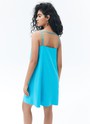 Платье мини колокол изо льна, цвет: бирюзовый Allweneed
Платье-колокол изо льна на тонких бретелях. Вытачка спереди для лучшей посадки по фигуре. Бретели можно регулировать. Модель имеет два кармана и фиксирующую эластичную ленточку на спине. Это лёгкое платье отлично подойдёт для тёплого дня на побережье.
