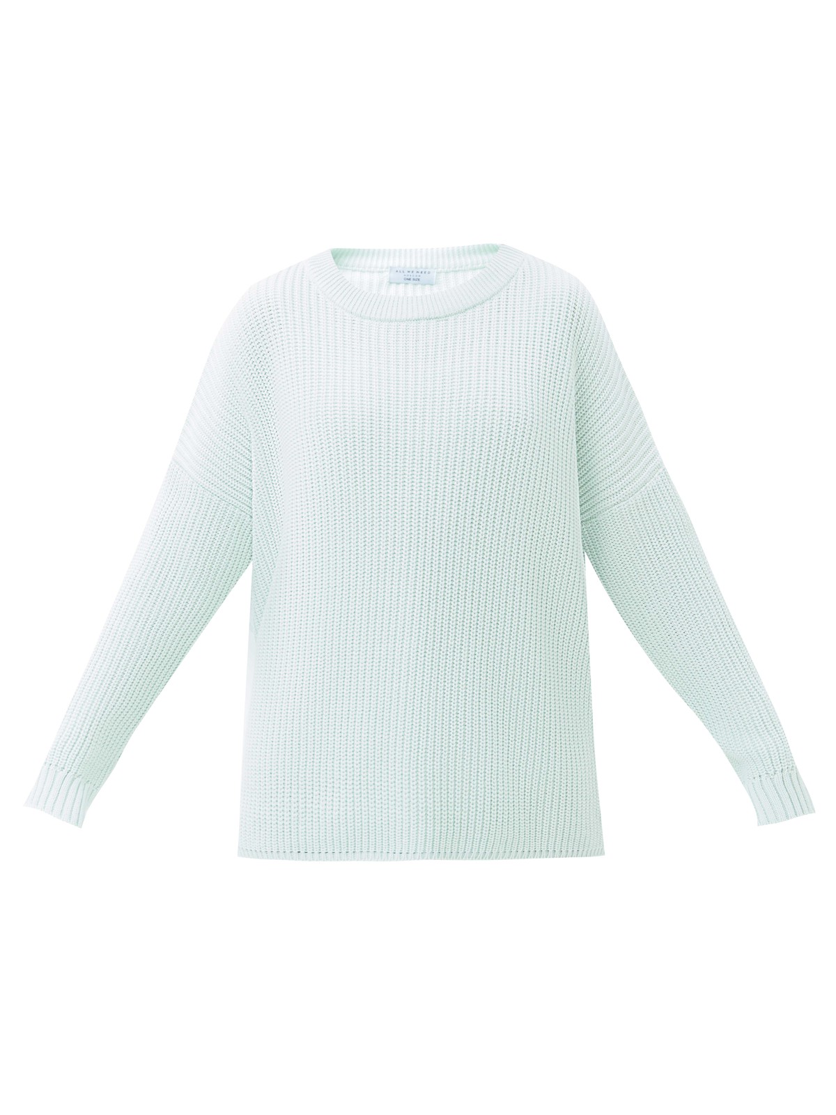 Свитер oversize, цвет: фисташковый Allweneed Хлопковый свитер крупной вязки. Модель свободного силуэта, с круглой горловиной. Легко вписывается в весенний гардероб. Материал дышит и позволяет поддерживать оптимальный температурный режим. Мы рекомендуем носить его как самостоятельно, так и надеть под него футболку или рубашку. Это одна из наших любимых моделей для прогулок или уютных посиделок с подругой.