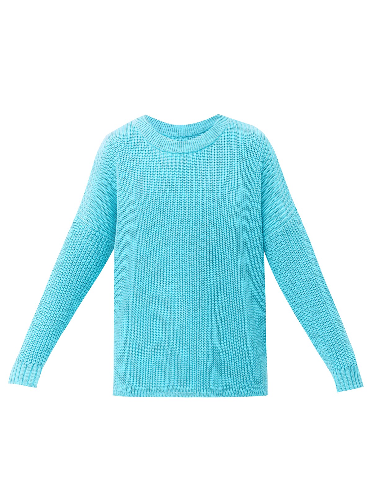 Свитер oversize, цвет: бирюзовый Allweneed Хлопковый свитер крупной вязки. Модель свободного силуэта, с круглой горловиной. Легко вписывается в весенний гардероб. Материал дышит и позволяет поддерживать оптимальный температурный режим. Мы рекомендуем носить его как самостоятельно, так и надеть под него футболку или рубашку. Это одна из наших любимых моделей для прогулок или уютных посиделок с подругой.