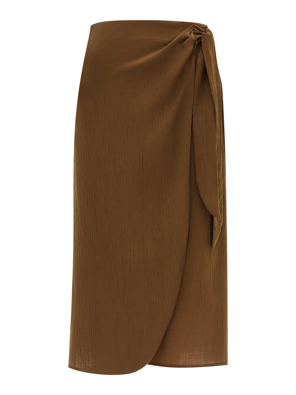 


Юбка с запахом длины миди. Тонкая летняя ткань с сатиновым отблеском состоит на 50% из волокна кукурузы, благодаря которому материал приобретает мягкую, заметную даже при беглом взгляде фактуру. В этом сезоне мы обратились к натуральным тканям, чтобы вы могли почувствовать единение с природой, где бы вы ни находились в городе или на отдыхе. Носите с тонкими лонгсливами, топами или купальниками.