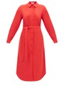 Платье-рубашка миди, цвет: красный Allweneed
Платье-рубашка из хлопка. Мы любим эту модель за то, что она будет актуальна всегда. Свободный крой, спущенное плечо, манжеты, планка с пуговицами и широкий пояс для акцента на талии. Ткань позволяет коже дышать в жаркое время года. Мы создали модель похожую на те, что носила в фильмах французская актриса Брижит Бардо. Составляйте с ней образы на работу, свидания и прогулки, меняя лаконичные украшения на заметные аксессуары.