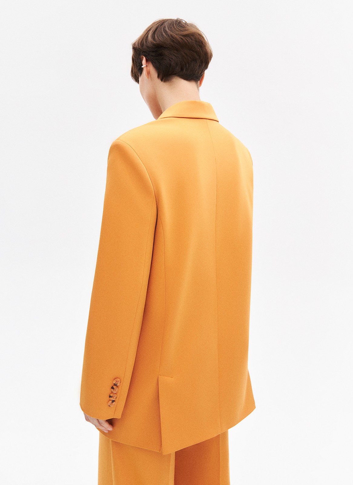 Жакет однобортный oversize, цвет: рыжий Allweneed