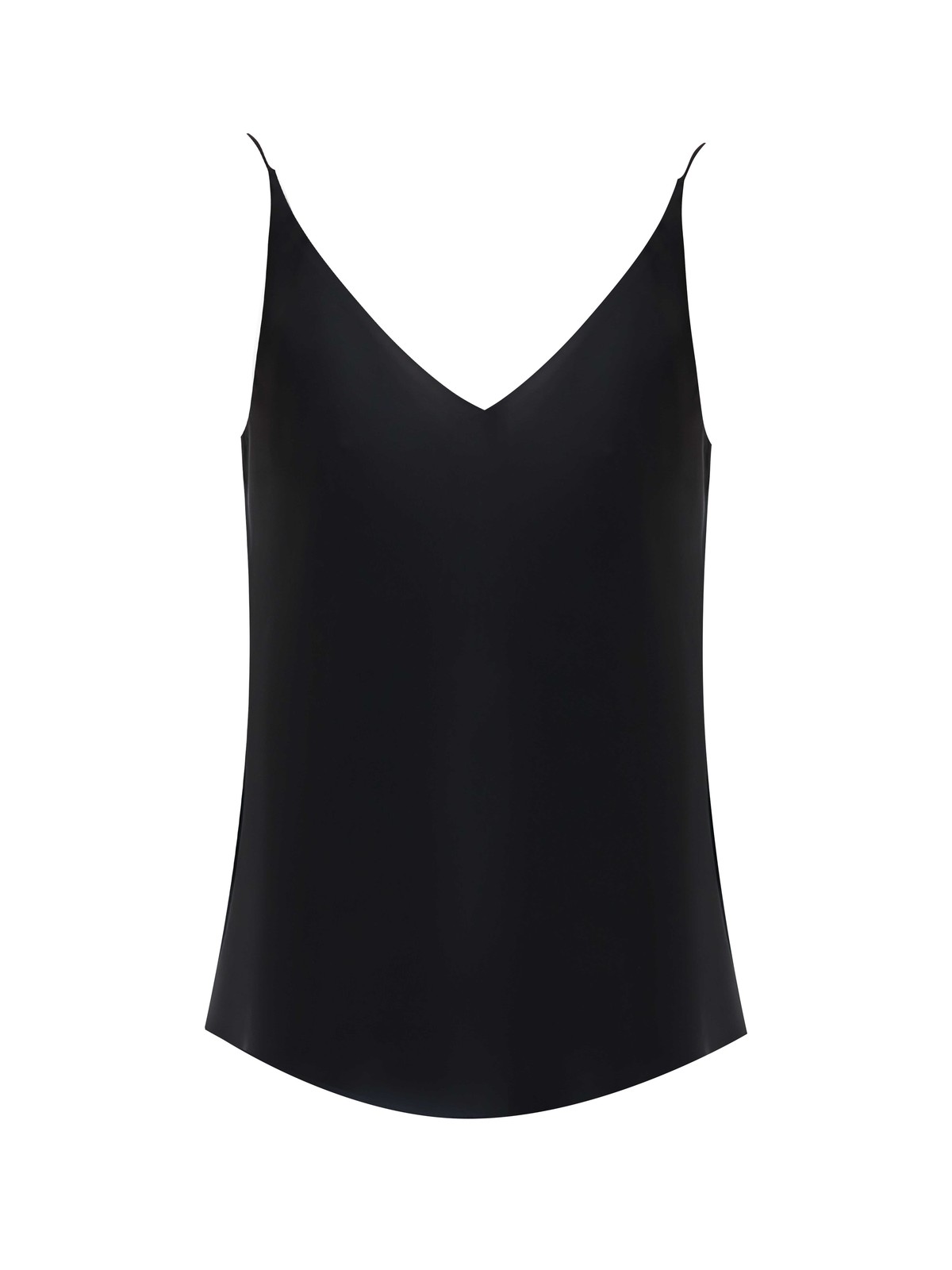 Топ на тонких бретелях, цвет: Черный Allweneed
Топ на тонких бретелях. Прямой силуэт не слишком облегает, а V-образный вырез подчёркивает красоту шеи и ключиц. В лёгкой вискозе вам будет комфортно даже в жаркую погоду.