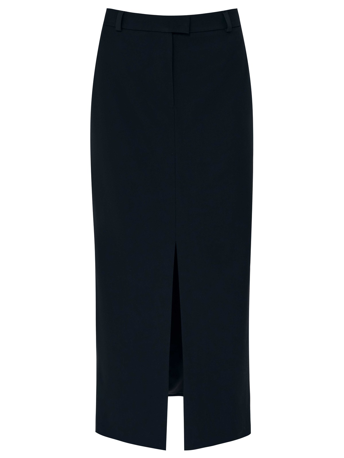 


Юбка длины миди с разрезом спереди. Посадка чуть ниже линии талии. Это лаконичная, в меру строгая, но при этом женственная модель. Скрытая застёжка на молнию и крючок. Мы выполнили изделие из гладкой, приятной к телу костюмной ткани. Носите с блузами и топами или базовыми рубашками в офис.