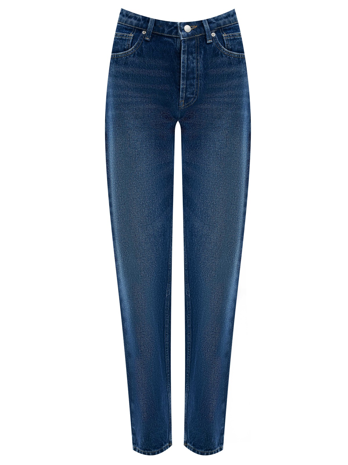 Прямые джинсы на средней посадке компромиссный вариант между классической высокой и трендовой низкой. Крой вытягивает силуэт и визуально добавляет сантиметры росту. Плотный материал держит форму и красиво облегает линию бедра. Вот уже несколько сезонов мы выделяем группу денима в своём ассортименте, благодаря чему вы стали узнавать нас ещё и по ней. Эта модель образец нашего высокого качества. Выполнены из премиального 100% хлопкового денима с авторской варкой и брендированной фурнитурой.