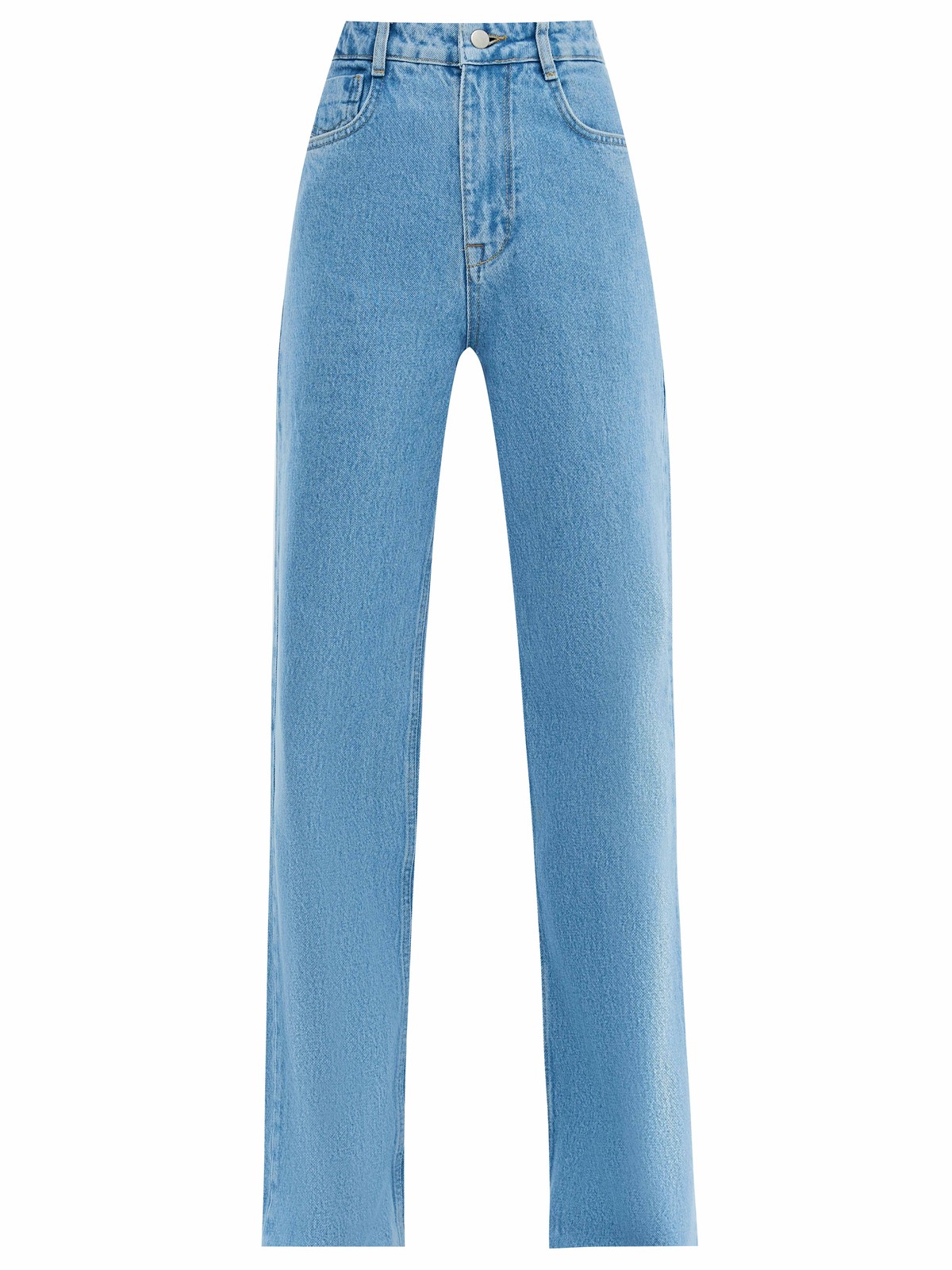 Прямые джинсы с посадкой на линии талии. Ваша любимая модель полной длины. Четыре кармана. Плотный материал позволяет держать форму и красиво облегает линию бедра. Мы выполнили джинсы из нашего премиального 100% хлопкового денима с авторской варкой и брендированной фурнитурой высокого качества, по которой нас узнают.


